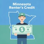 Illustration representing Minnesota renters receiving property tax refunds up to $2,720 through the Renter's Credit program